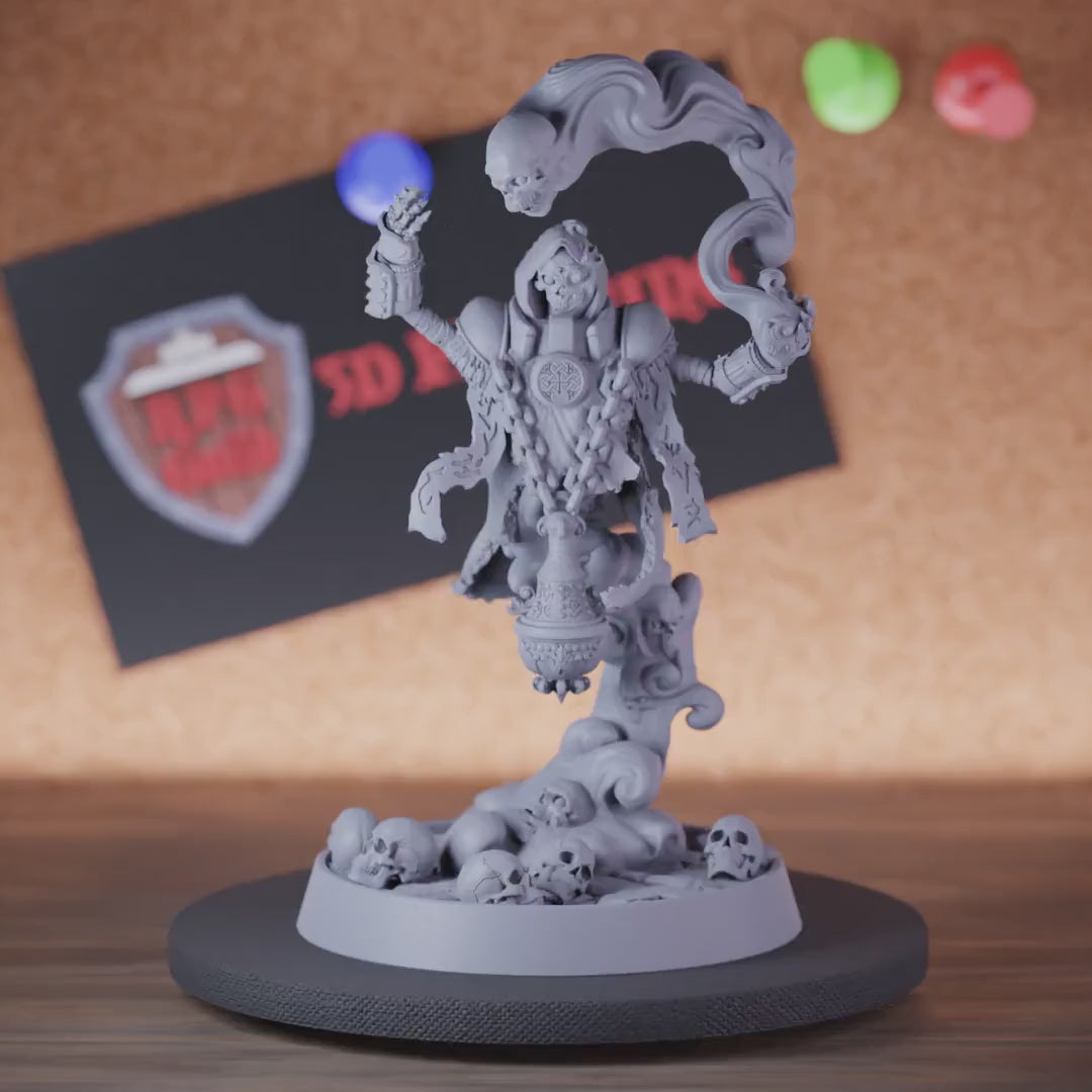 Lich 5e | DnD Lich Dunkelzauberer Geist Miniatur