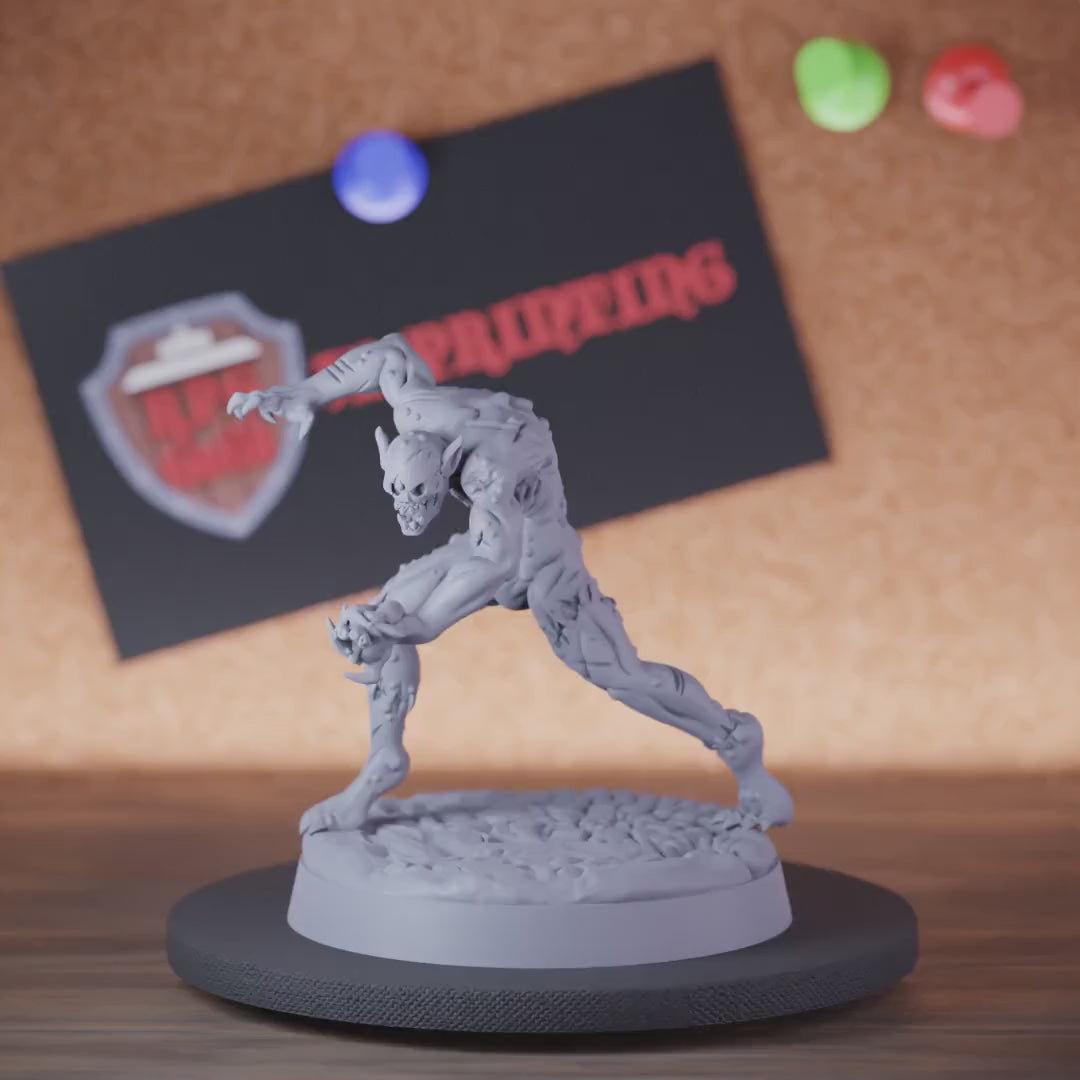Zombie 5e | DnD Cursed Zombie Monster Miniature