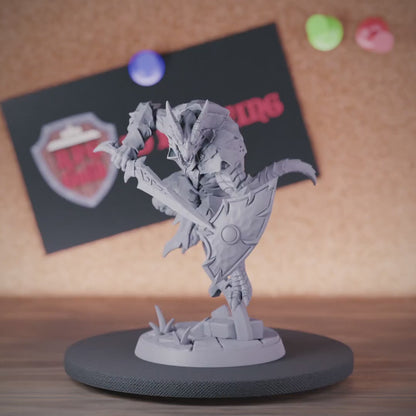 Dragonborn 5e | DnD Dragonborn Soldier Fighter Miniature