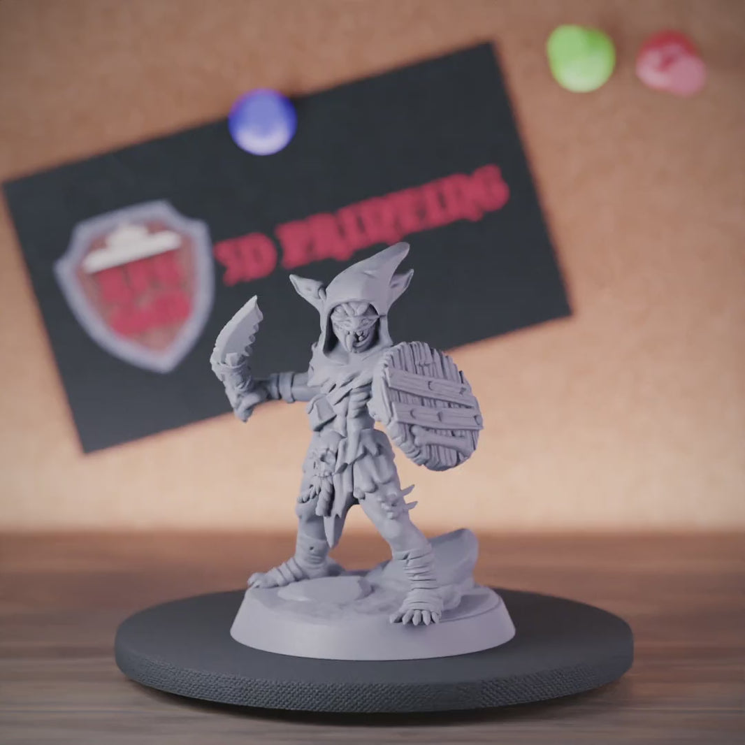 Goblin 5e | DnD Goblin Fighter Sword Miniature