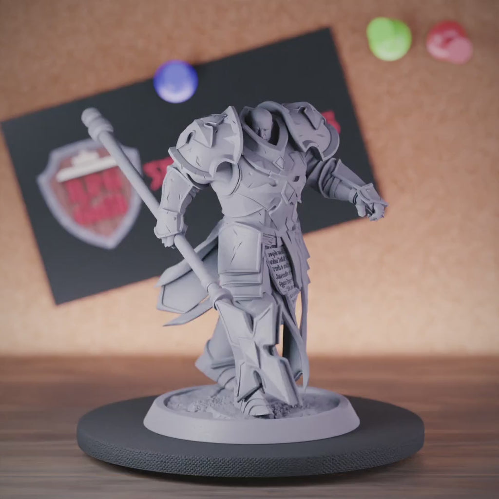 Paladin 5e | DnD Paladin Cleric Warrior Spear Miniature