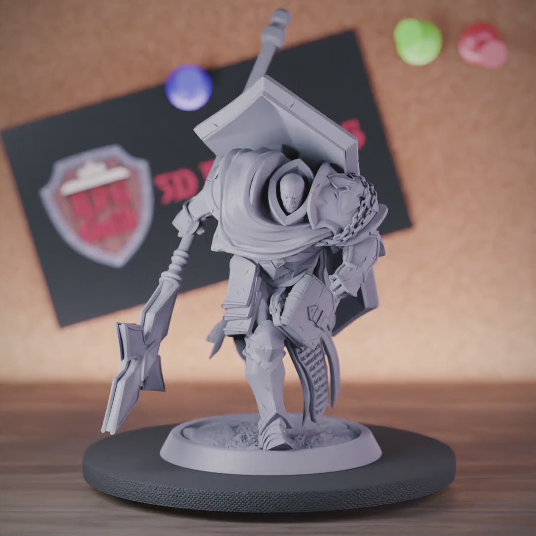 Paladin 5e | DnD Paladin Cleric Warrior Shield Miniature