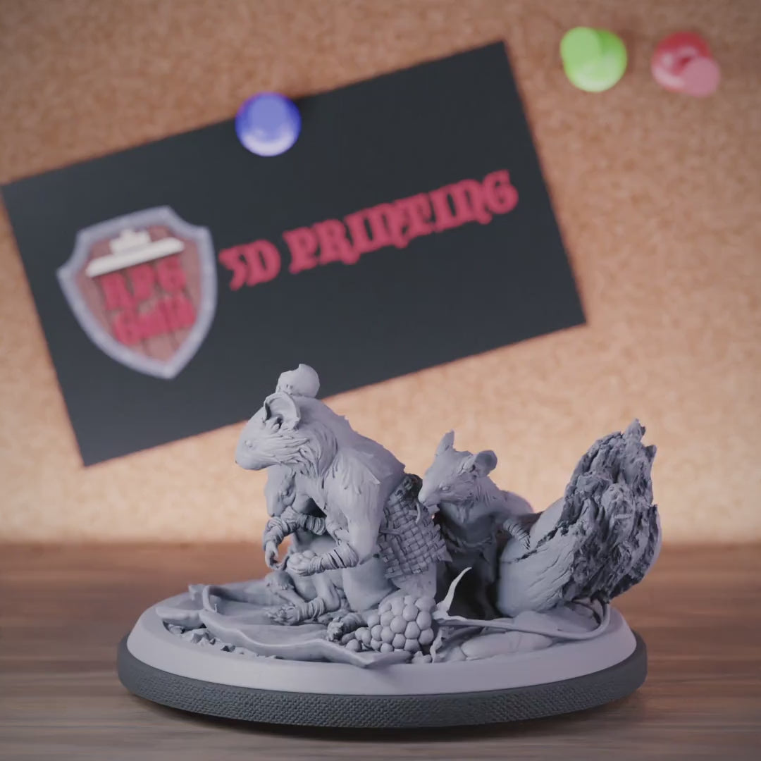 MouseFolk 5e | DnD Family Camp Miniature