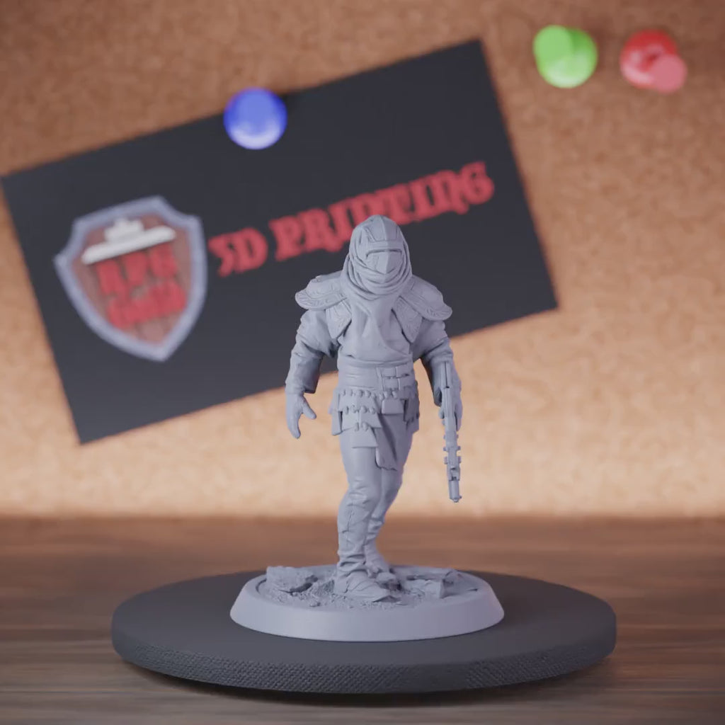 Rogue 5e | DnD Fighter Rogue Gun Miniature