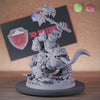 Grung 5e | DnD Toad Rider Battleaxe Miniature