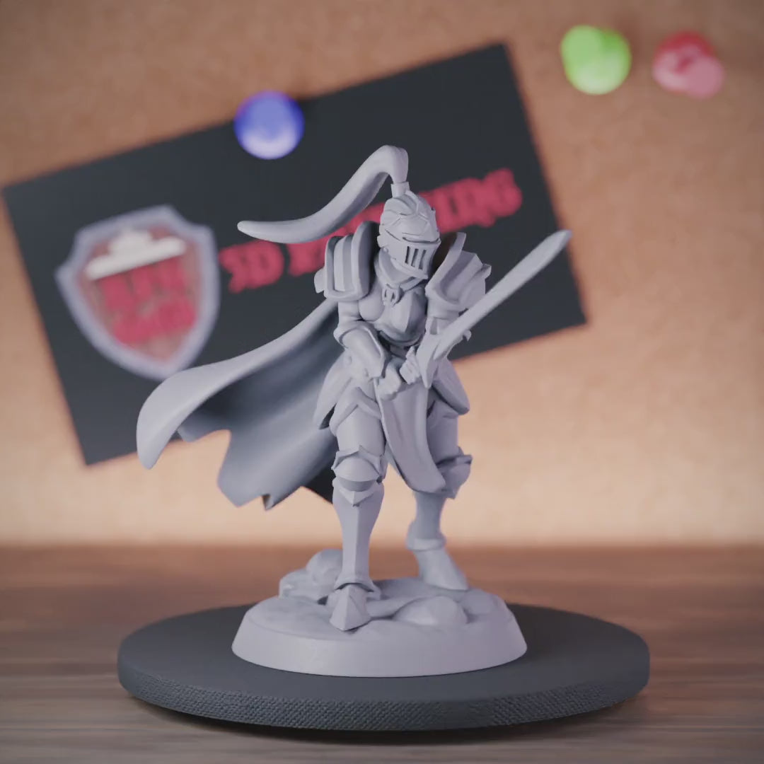 Knight 5e | DnD Knight Cloak Fighter Miniature
