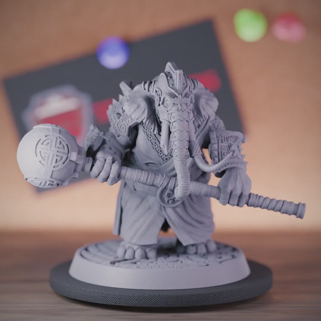 Oliphant 5e | DnD Oliphant Brute Warrior Miniature