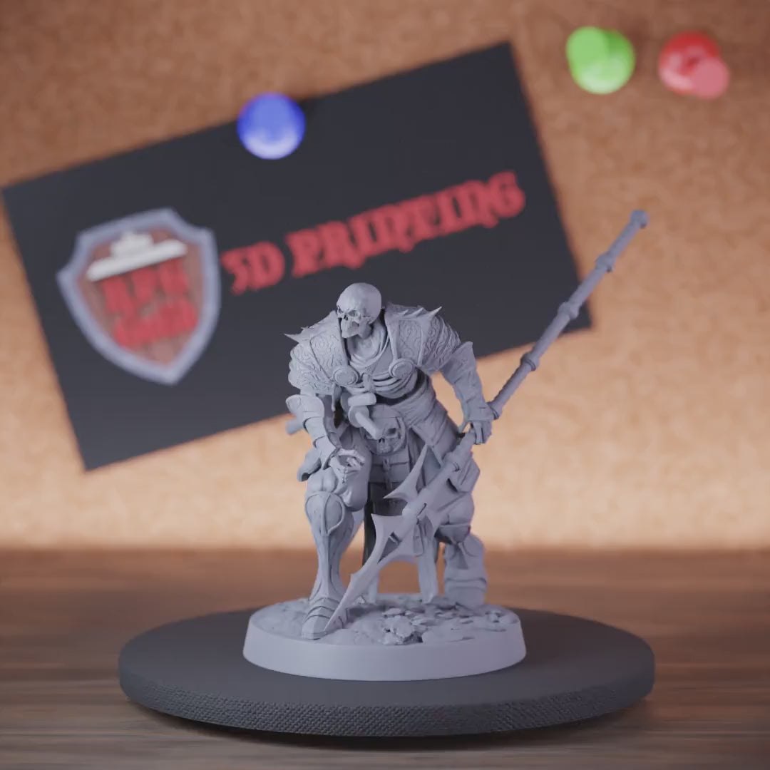 Samurai 5e | DnD Skeleton Spear Guard Miniature