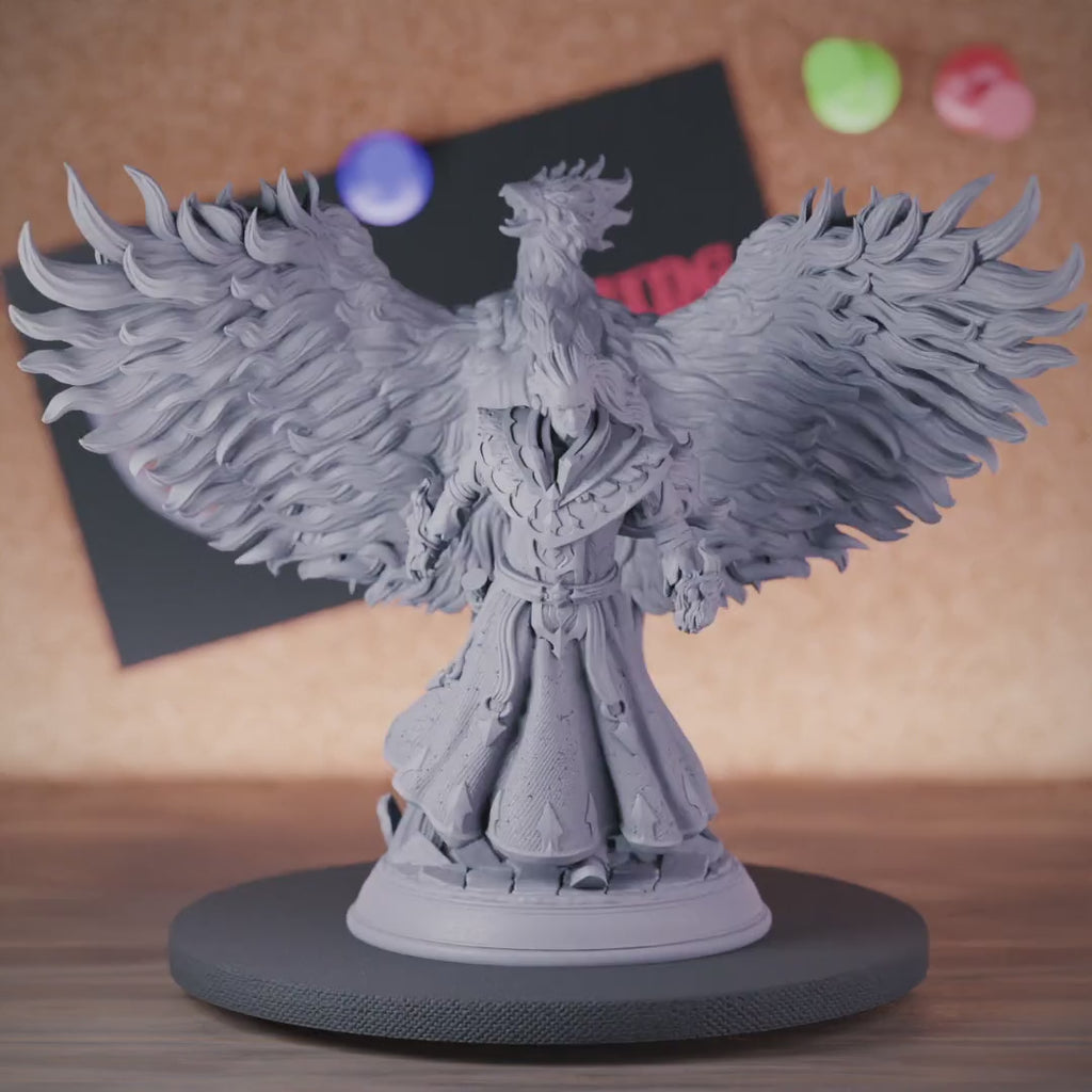 Sorcerer 5e | DnD Sorcerer Pyromancer Phoenix Miniature