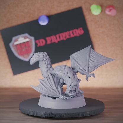 Baby Dragon  5e | DnD Young Dragon Hatchling Miniature