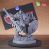 Minotaur 5e | DnD Minotaur Tribal Warrior Spear Miniature
