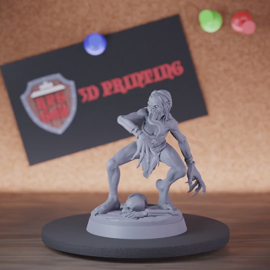 Ghoul 5e | DnD Ghoul Undead Devil Monster Miniature