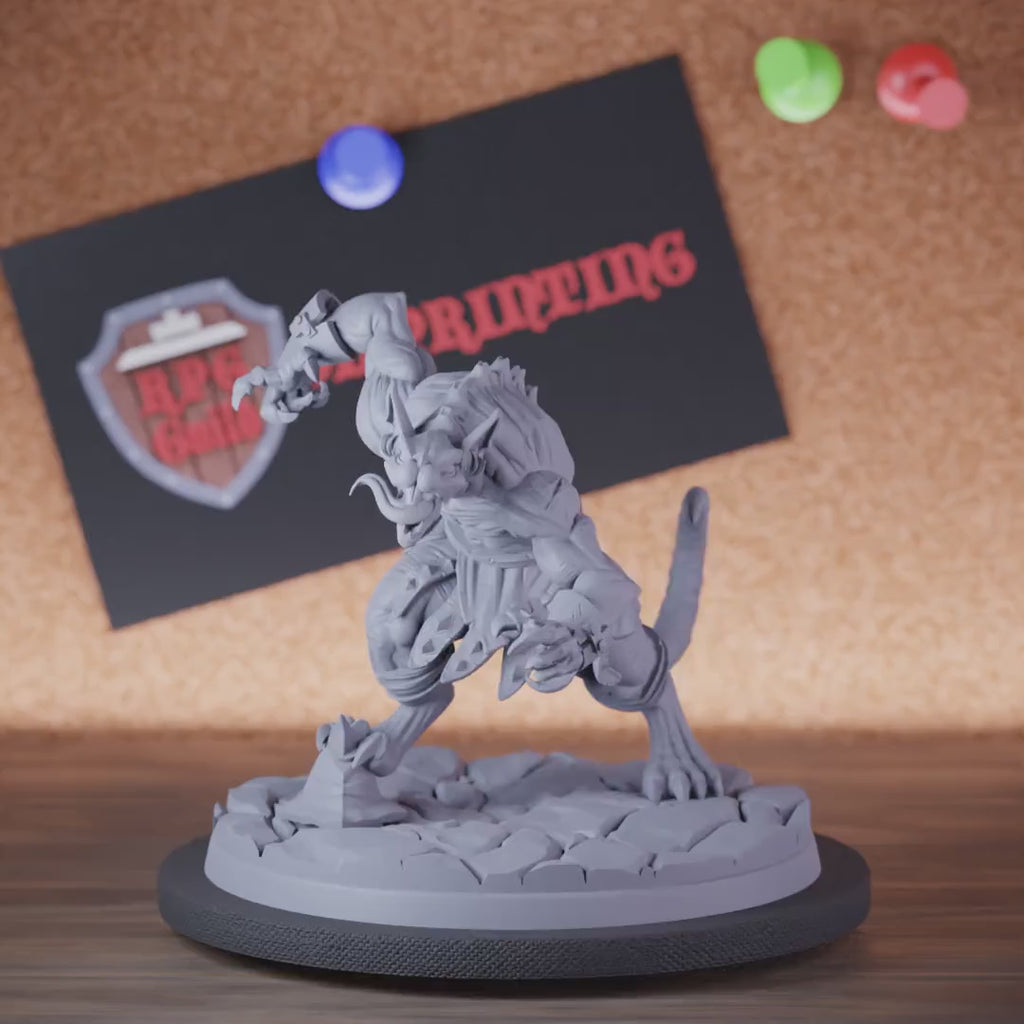 Kobold 5e | DnD Monstrous Ravager Kobold  Miniature