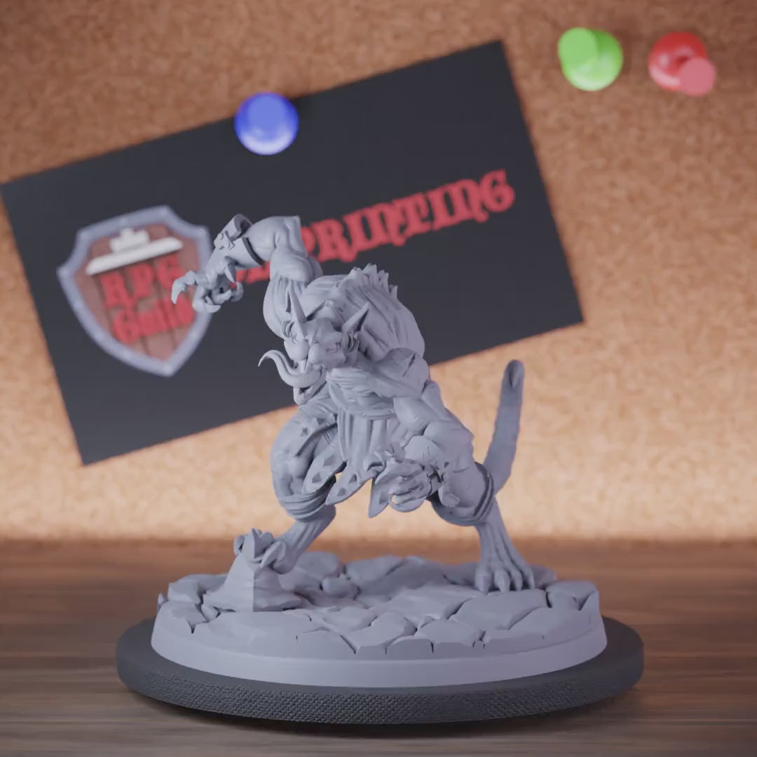 Kobold 5e | DnD Monstrous Ravager Kobold  Miniature