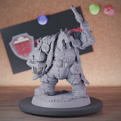 Giff 5e | DnD Giff Knight Fighter Miniature