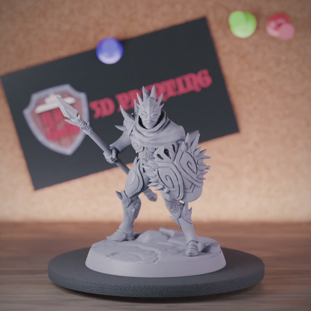 Drow 5e | DnD Female Guardian Miniature