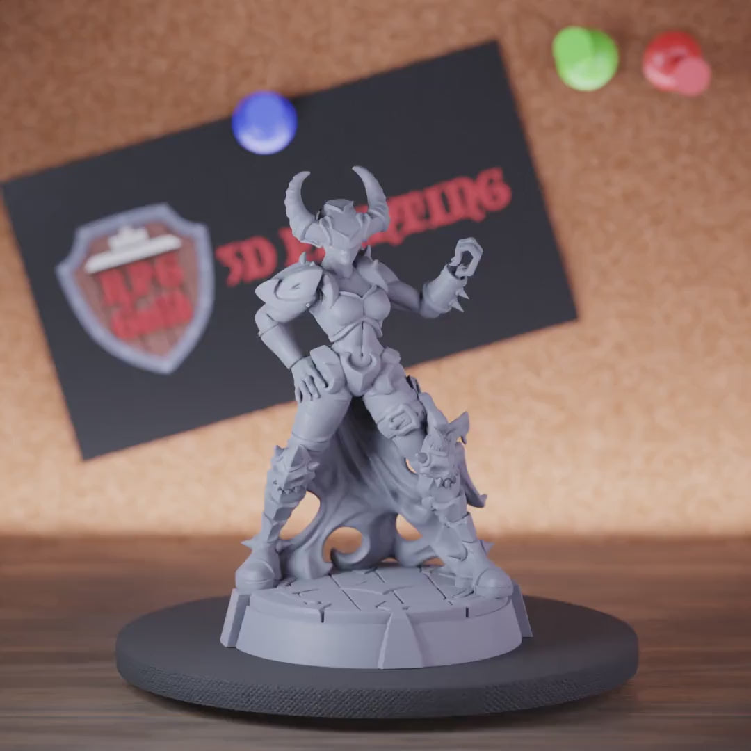 Fighter 5e | DnD Female Fighter Warchief Miniature