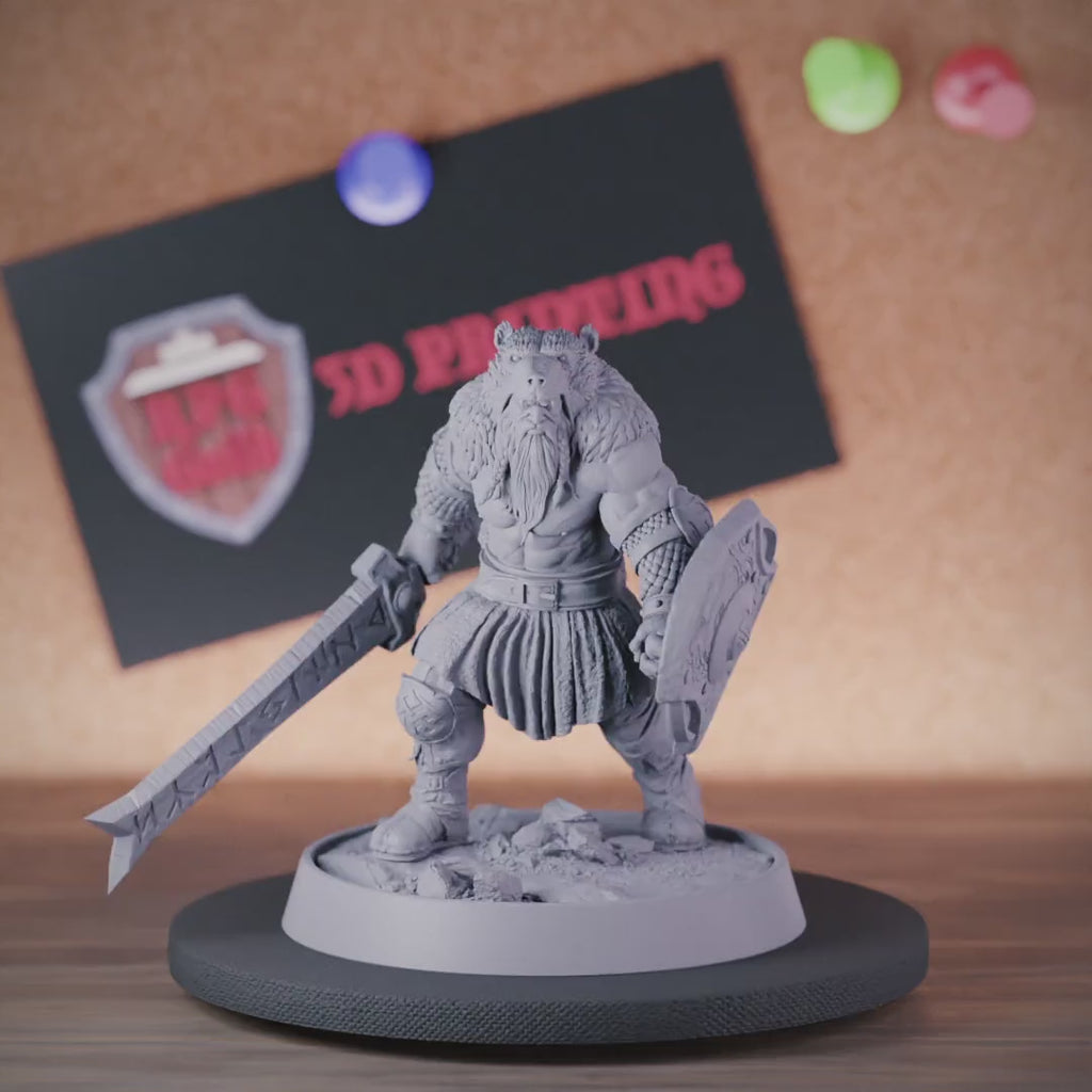 Barbarian 5e | DnD Barbarian Northman Miniature
