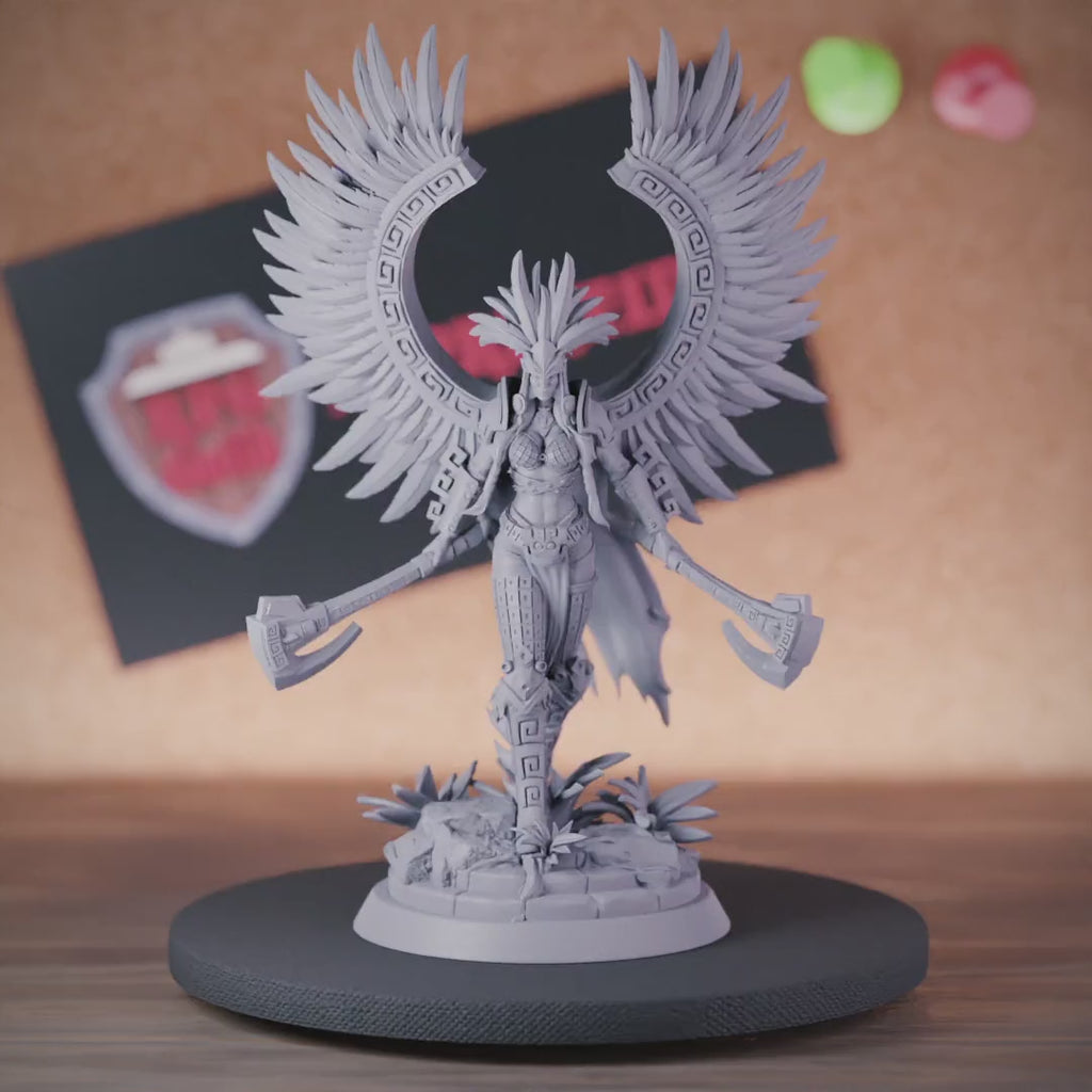 Chultan Barbarian 5e | DnD Winged Amazon Barbarian Miniature