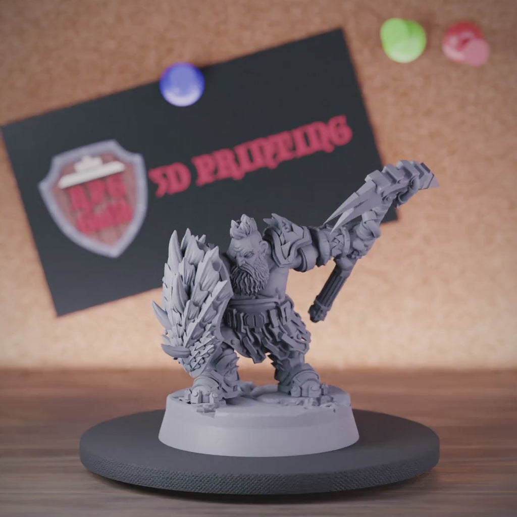 Dwarf 5e | DnD Dwarf Fighter Kingsguard Miniature
