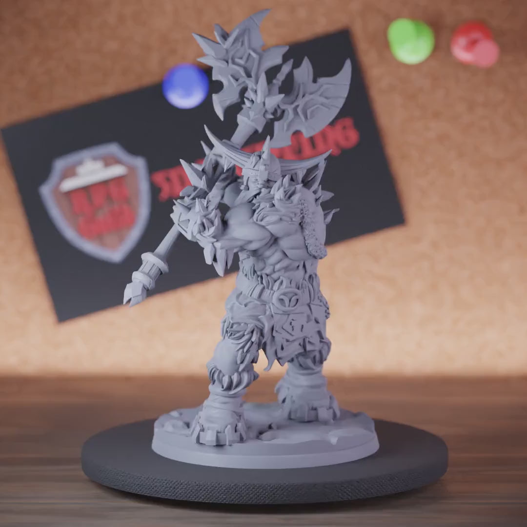 Ork 5e | DnD Wikinger-Axt-Ork-Miniatur 