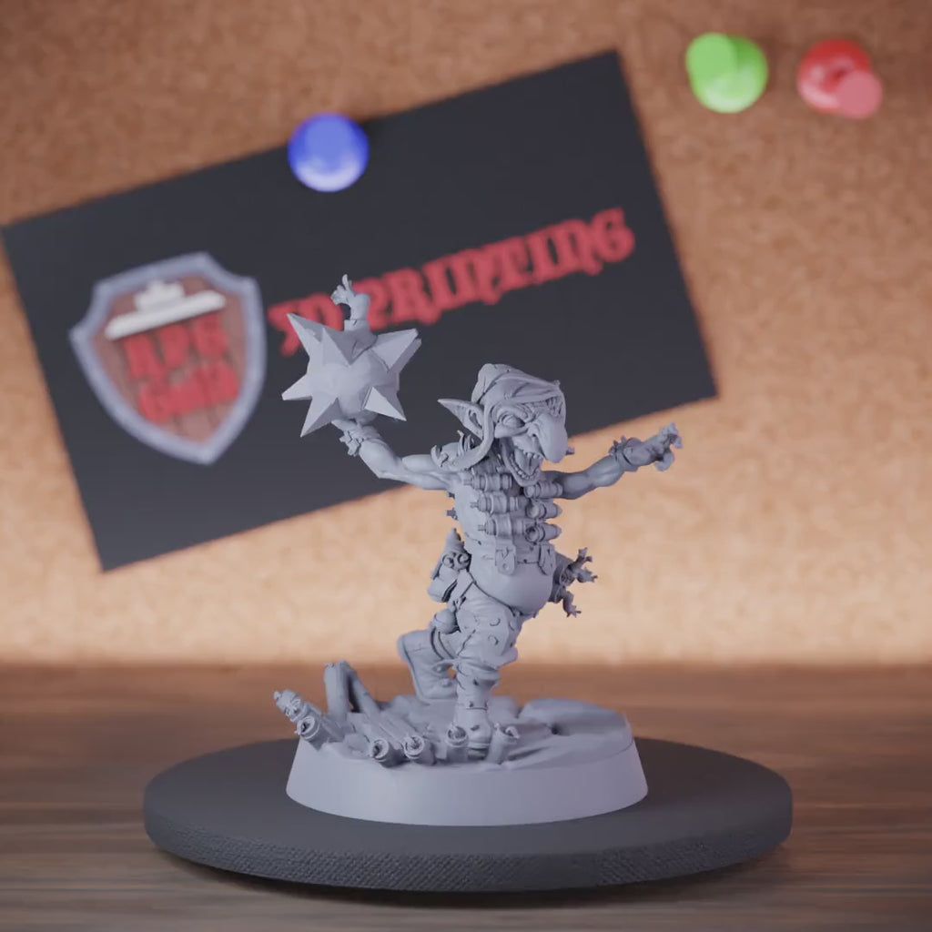 Goblin 5e | DnD Goblin Bomber Monster Miniature