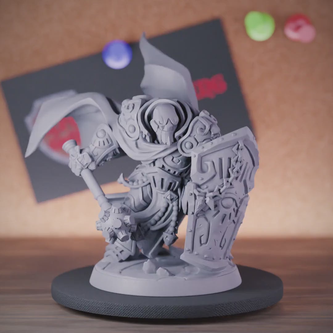 Warforged 5e | DnD Warforged Mace Fighter Miniature