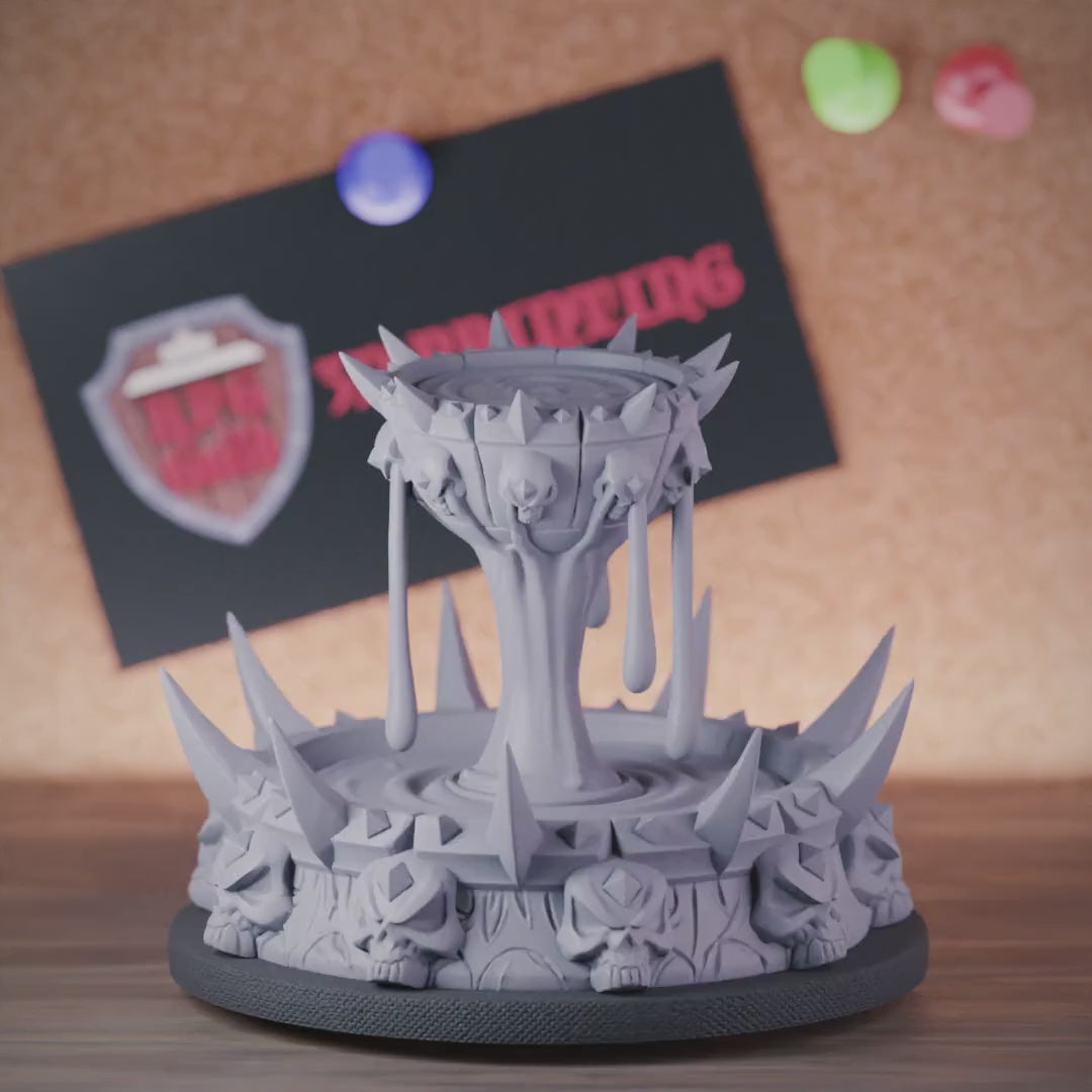 Terrain 5e | DnD Terrain Blood Fountain Miniature