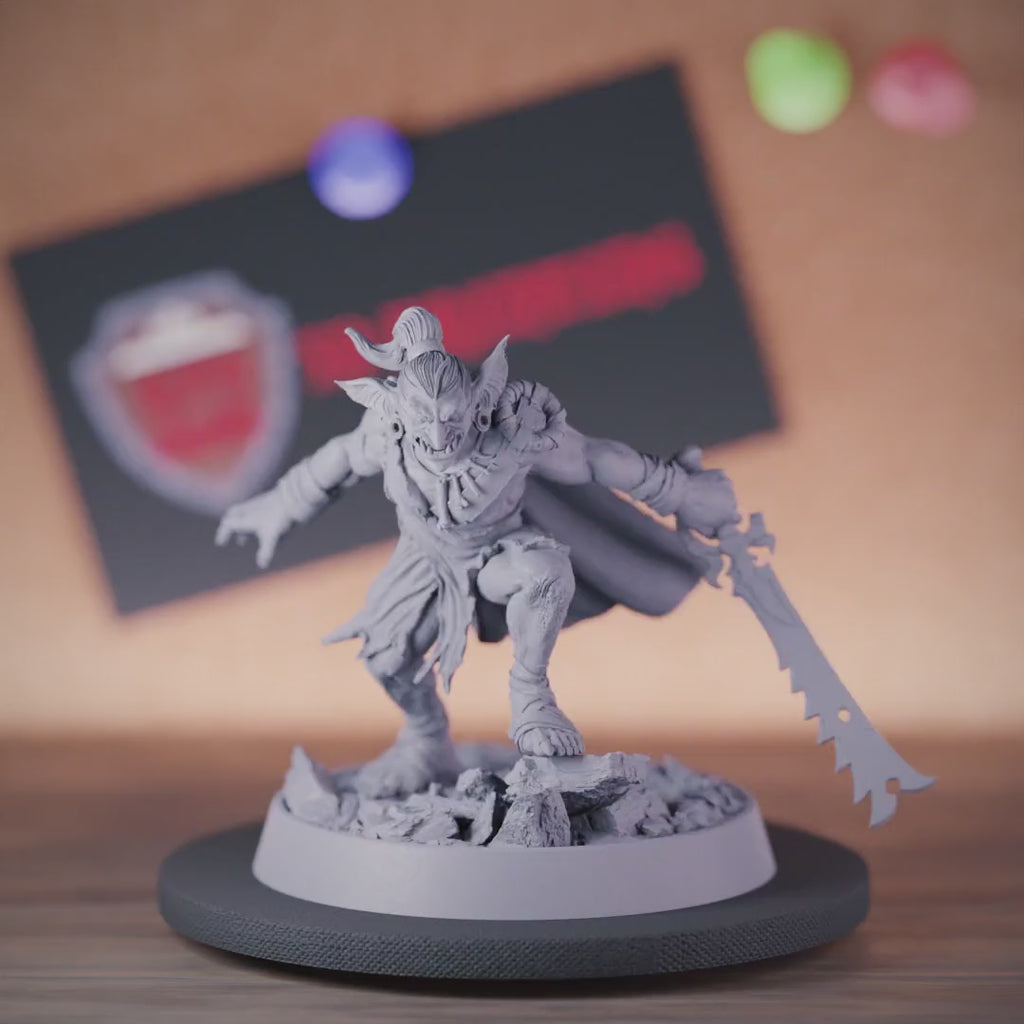 Goblin 5e | DnD Goblin Lord Krieger Miniatur 