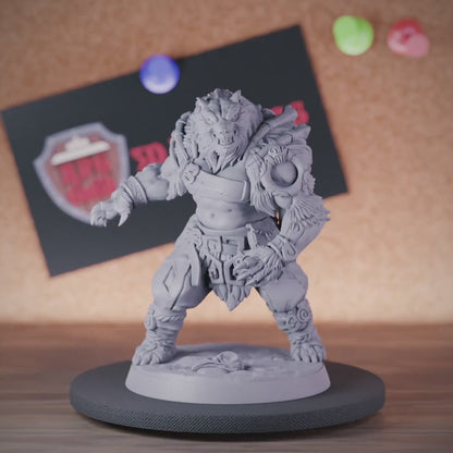 Werewolf 5e | DnD Werewolf Pack Defender Miniature