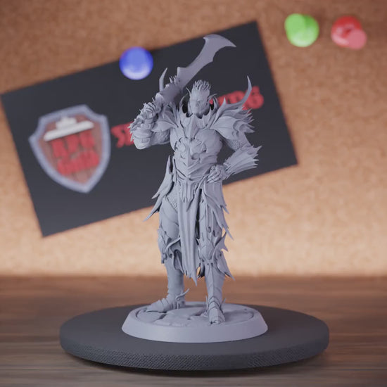 Drow 5e | DnD Drow Paladin Armored Miniature