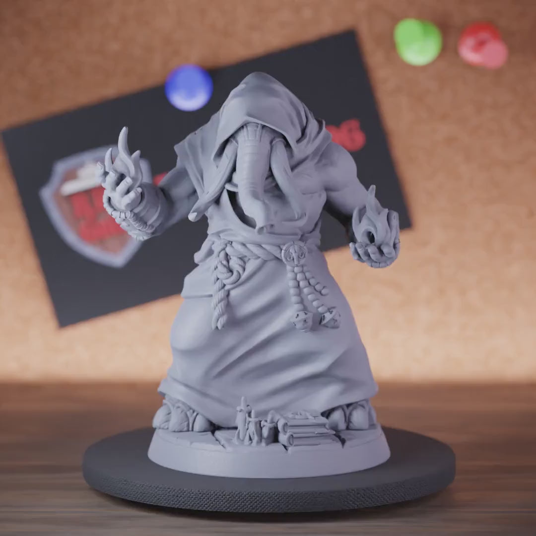 Loxodon 5e | DnD Loxodon Cleric Warlock Miniature