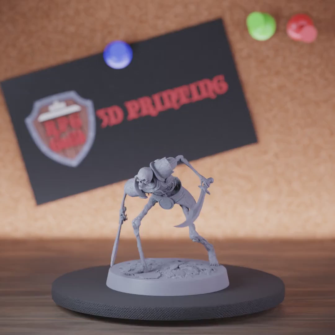 Skelett 5e | DnD Persischer Doppelsäbel Miniatur