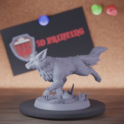 Fox 5e | DnD Forest Beast Run Miniature