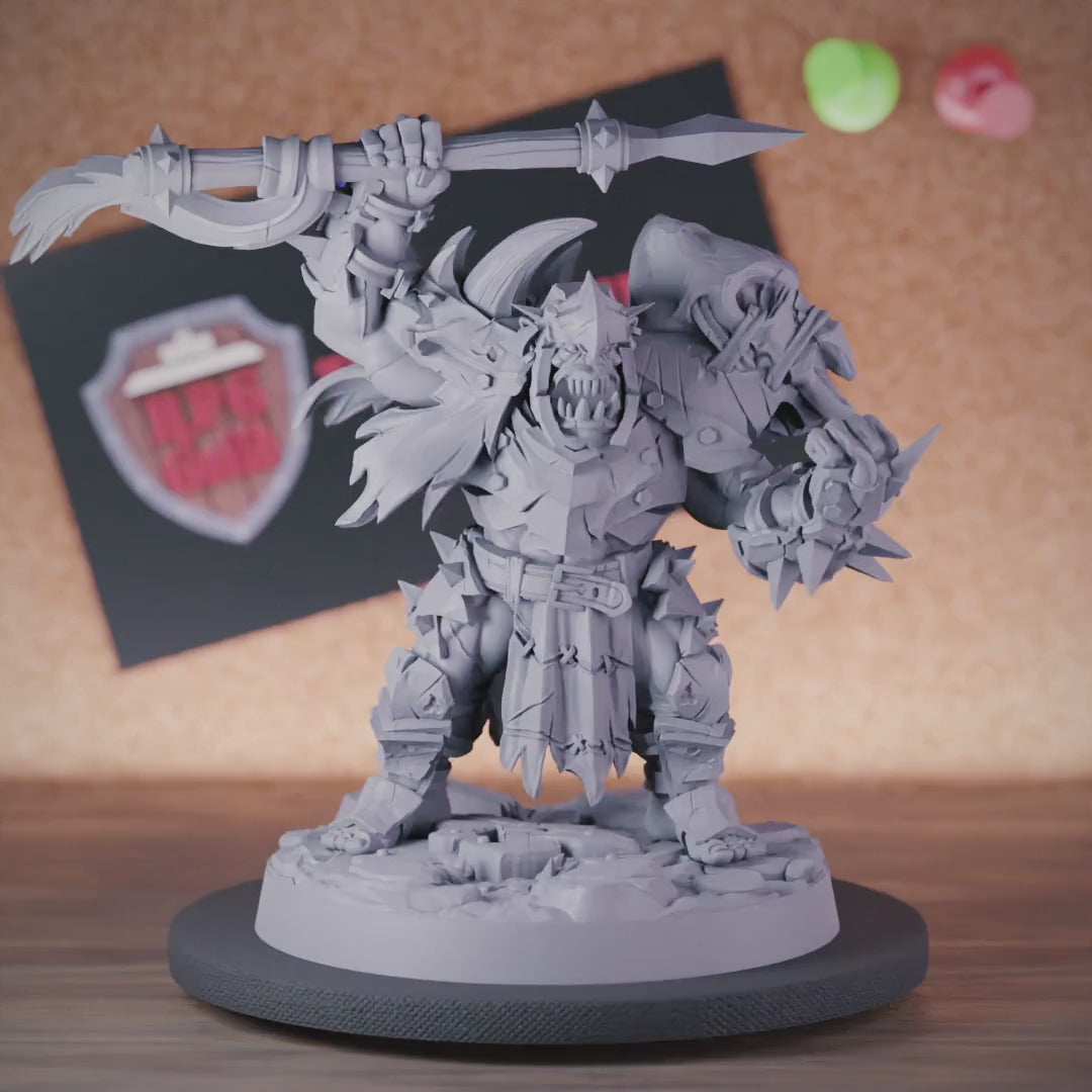 Orc 5e | DnD Orc Berserker Infantry Miniature