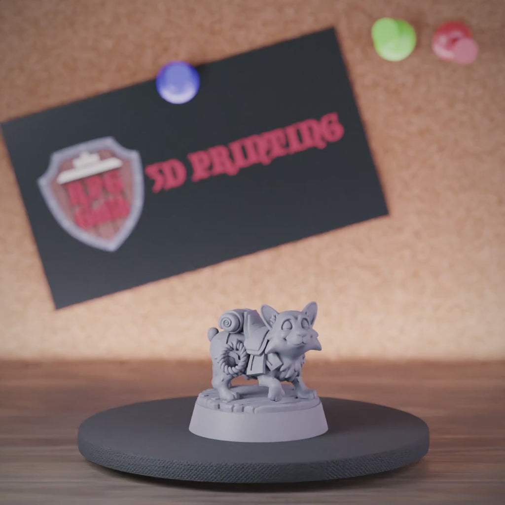 Companion 5e | DnD Small Companion Corgi Miniature