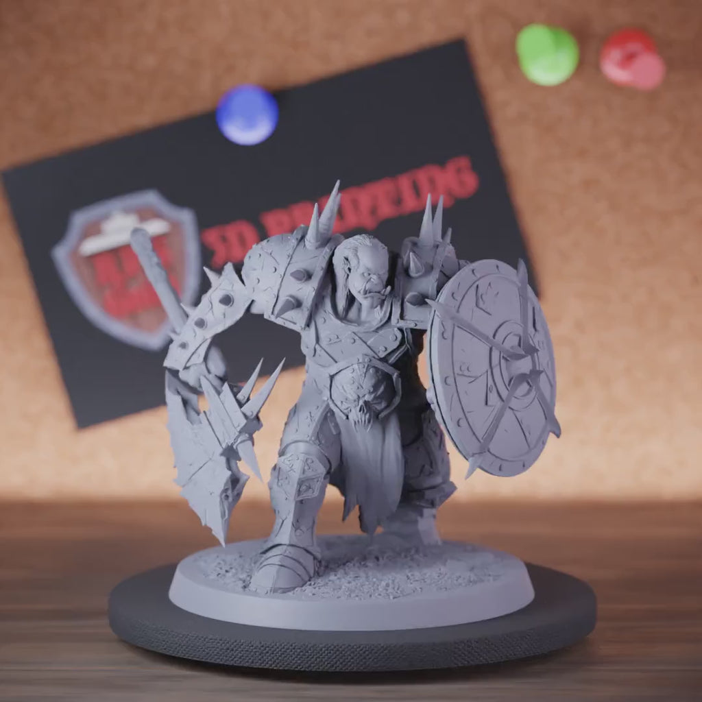 Orc 5e | DnD Orc Greenskin Guard Miniature