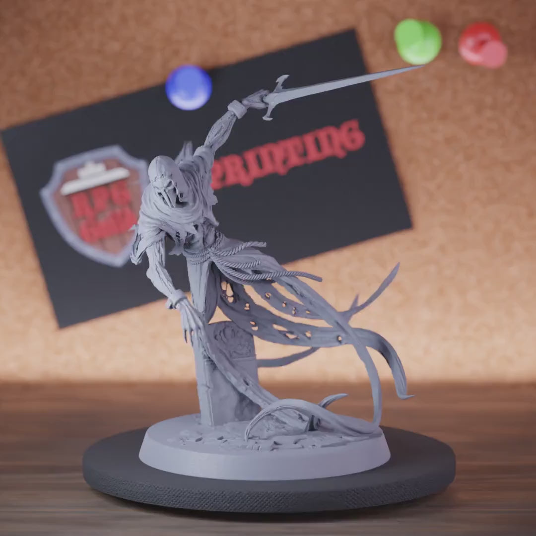 Ghost 5e | DnD Ghost Warrior Monster Miniature