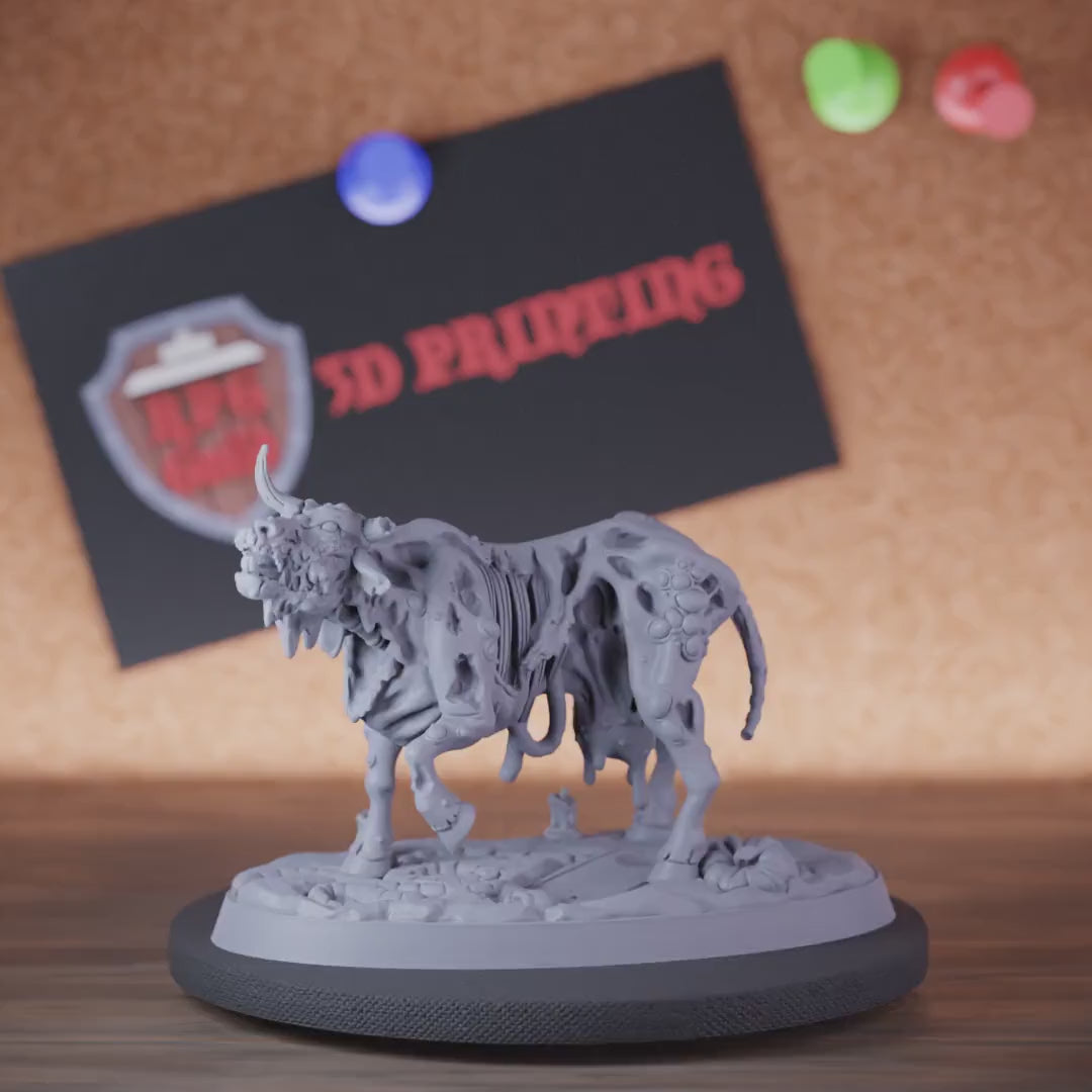 Undead 5e | DnD Undead Cow Zombie Miniature