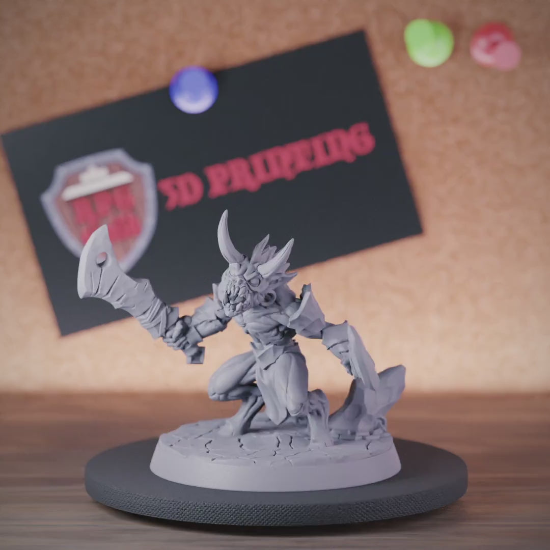 Fiend 5e | DnD Fiend Gruntling Fighter Miniature