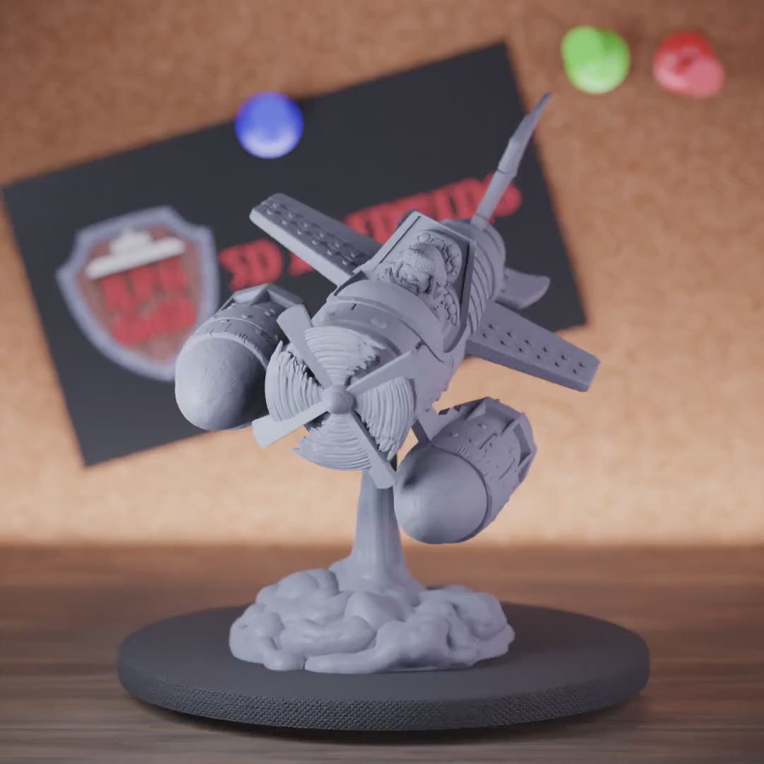 Dwarf 5e | Dwarf Artificer Bomber Pilot Miniature