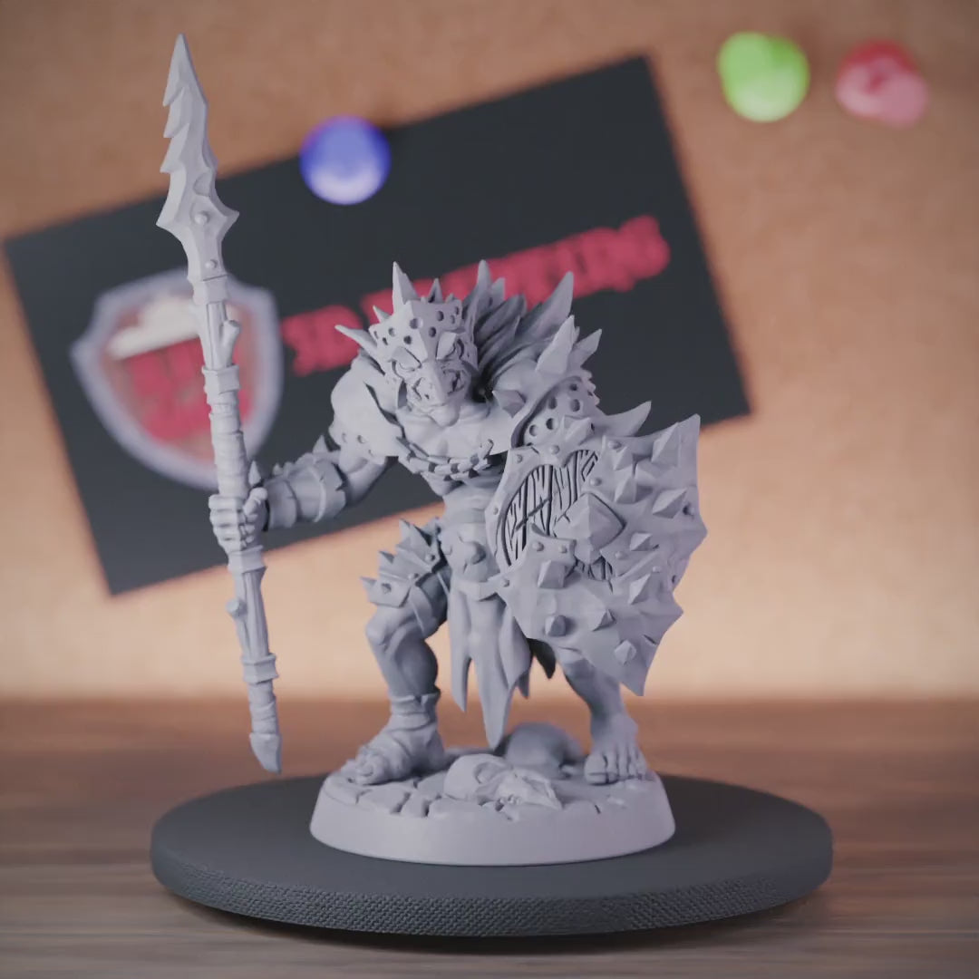 Hobgoblin 5e | DnD Hobgoblin Warrior Spearman Miniature