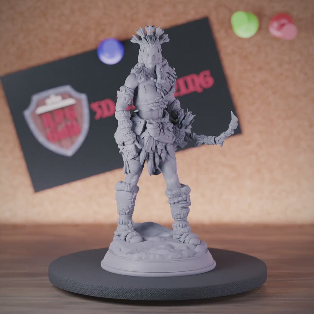 Ranger 5e | DnD Female Tribal Ranger Miniature