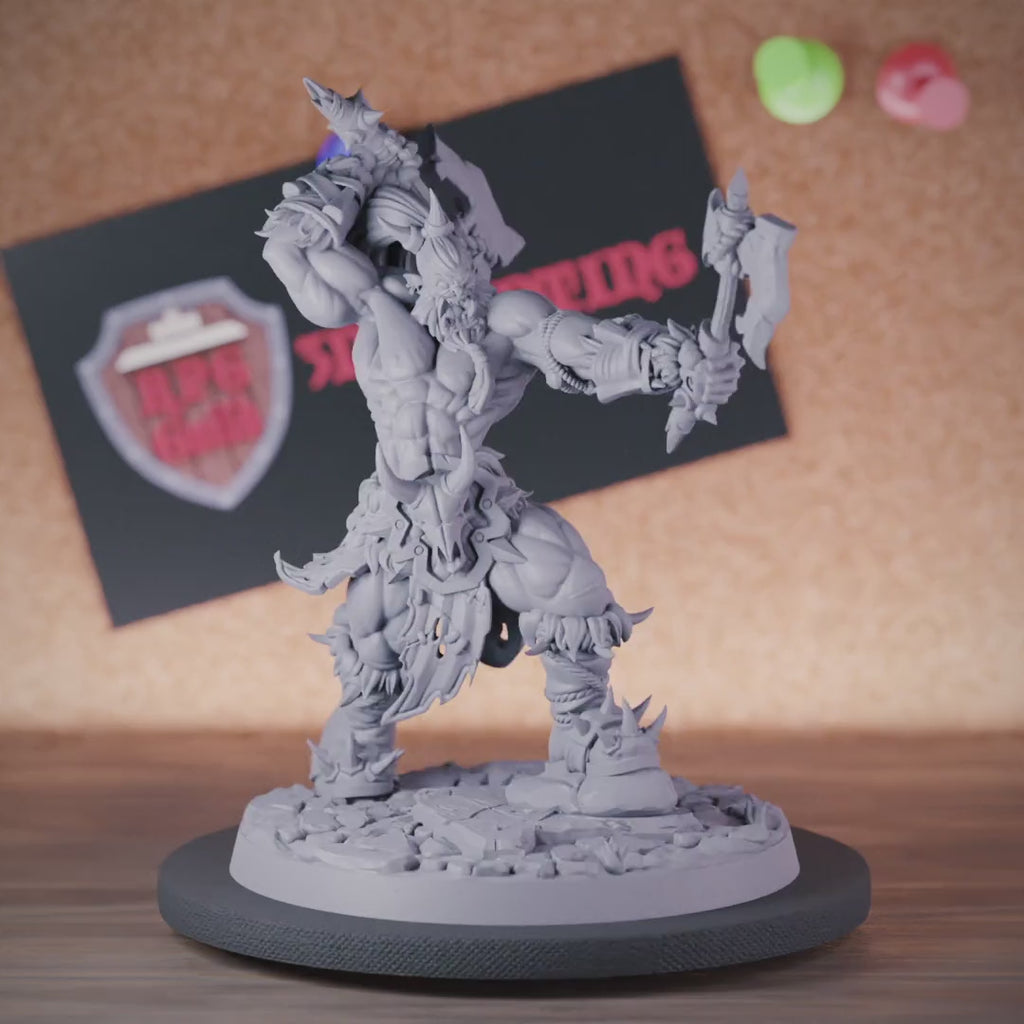 Ork 5e | DnD Ork-Kriegsherren-Barbarenminiatur 