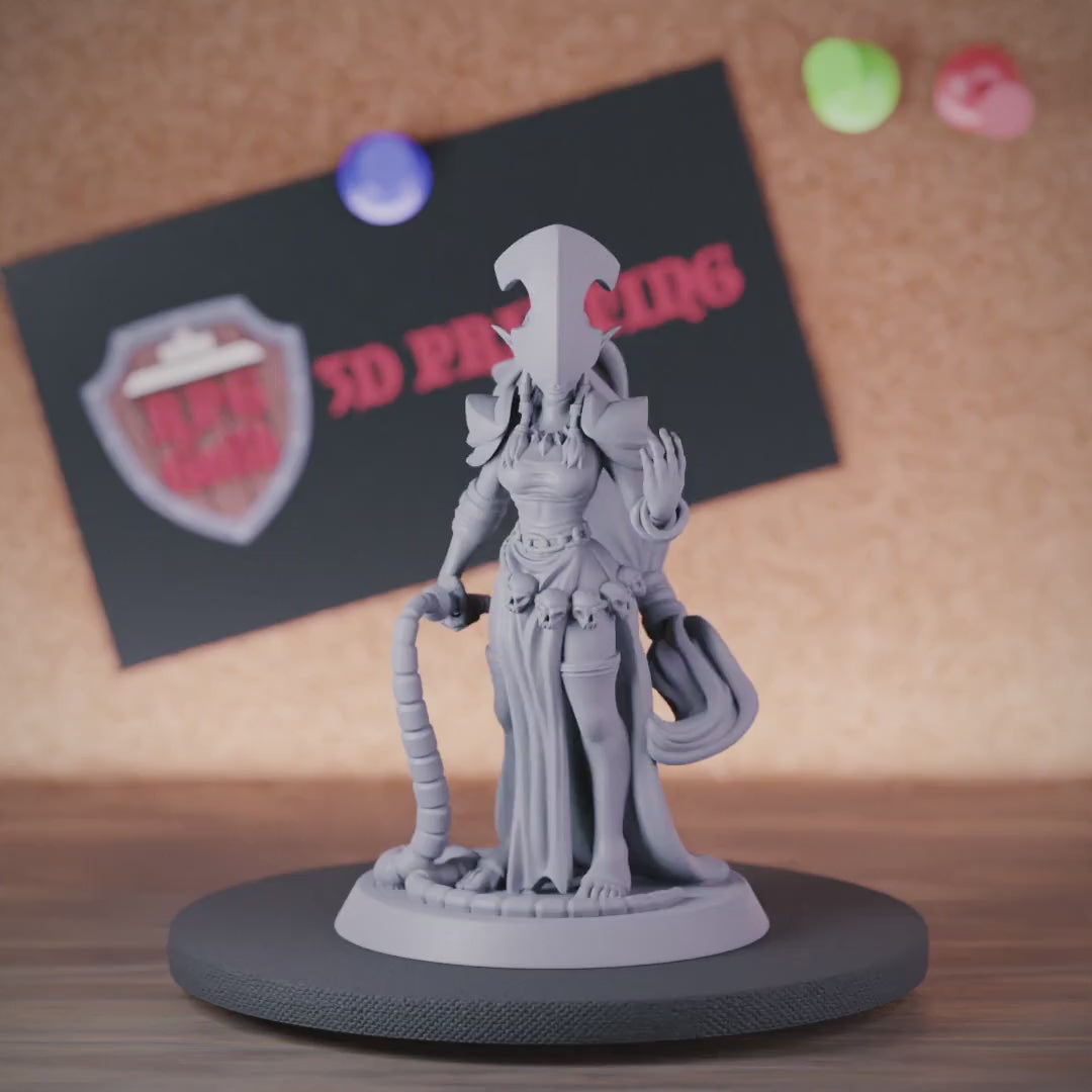Necromancer 5e | DnD Female Necromancer Cultist Miniature