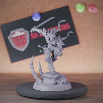 Drow 5e | DnD Drow Rogue Swasbuckler Miniature