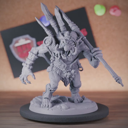 Troll 5e | DnD Troll Fighter Champion Miniature