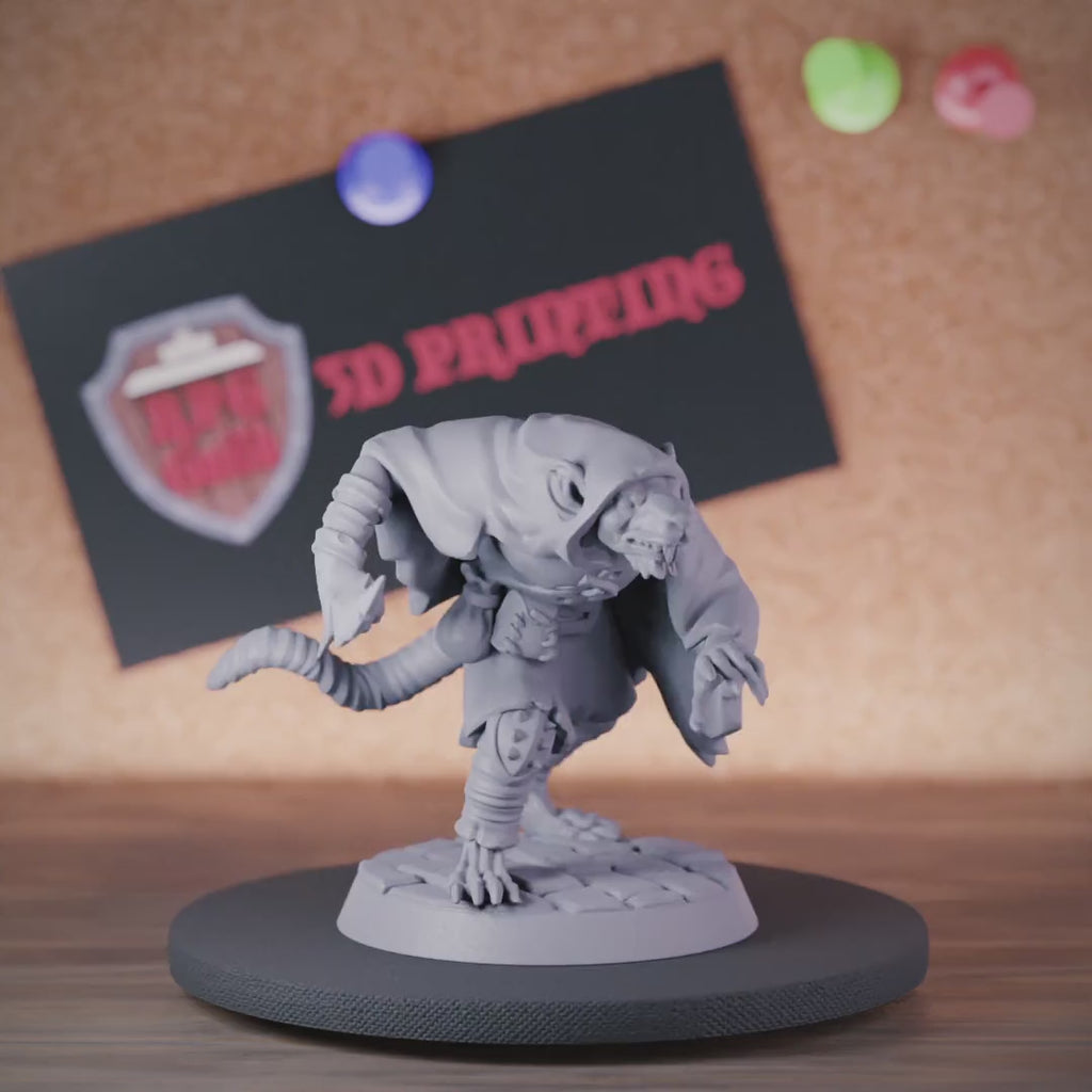 Ratmen 5e | DnD Ratmen Thief Monster Miniature