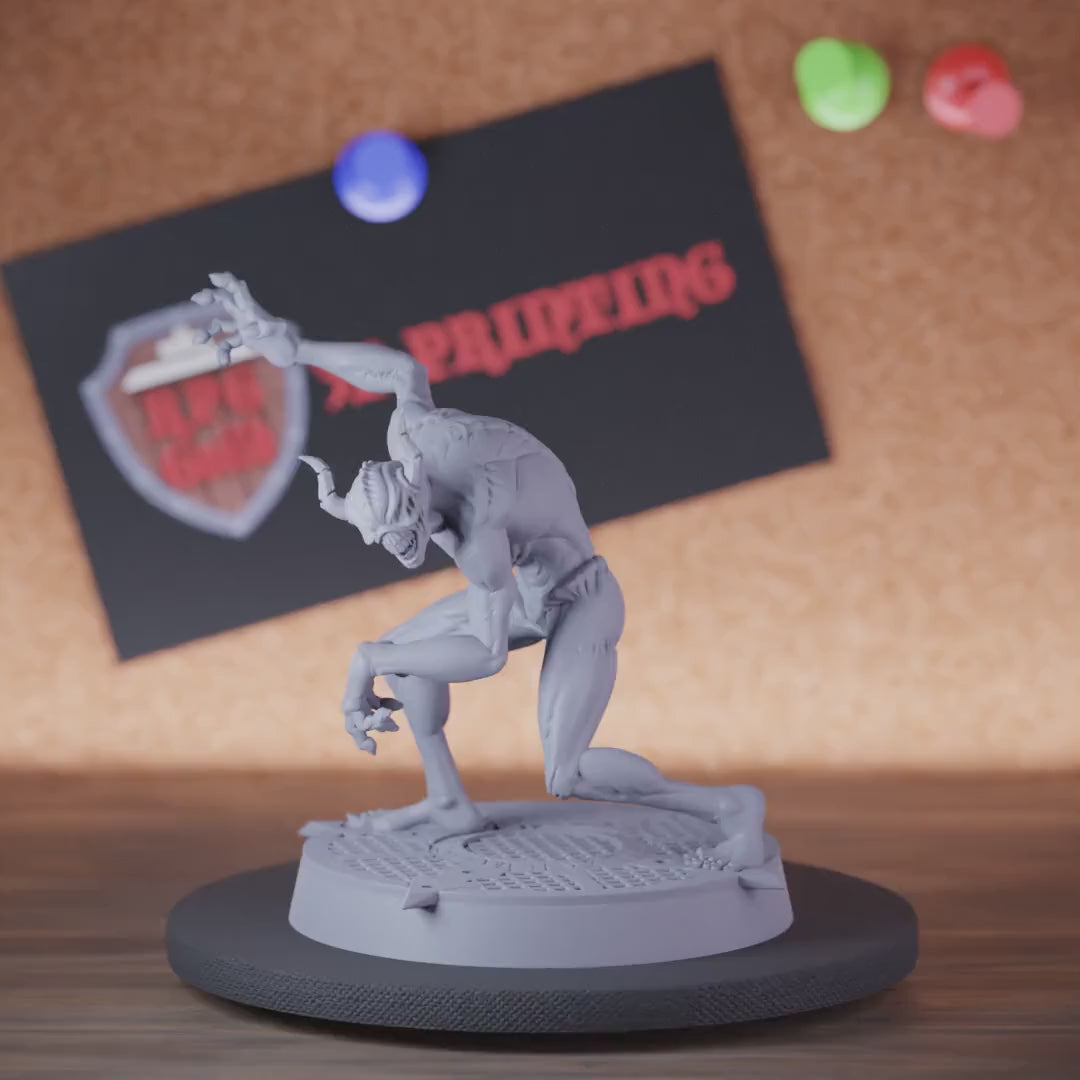 Demon 5e | DnD Lurking Sneaking Hellish Demon Miniature