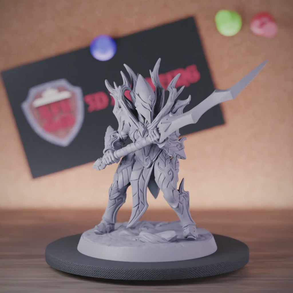Forest Elf 5e | DnD Female Elf Warrior Longsword Miniature